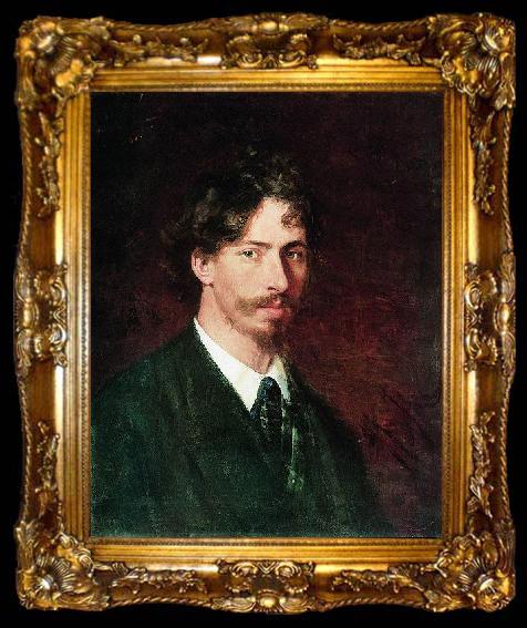 framed  Ilya Yefimovich Repin Self-portrait., ta009-2
